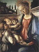 Sandro Botticelli Madonna and Child with two Angels Germany oil painting artist